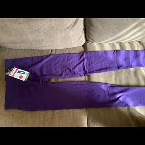 Purple leggings